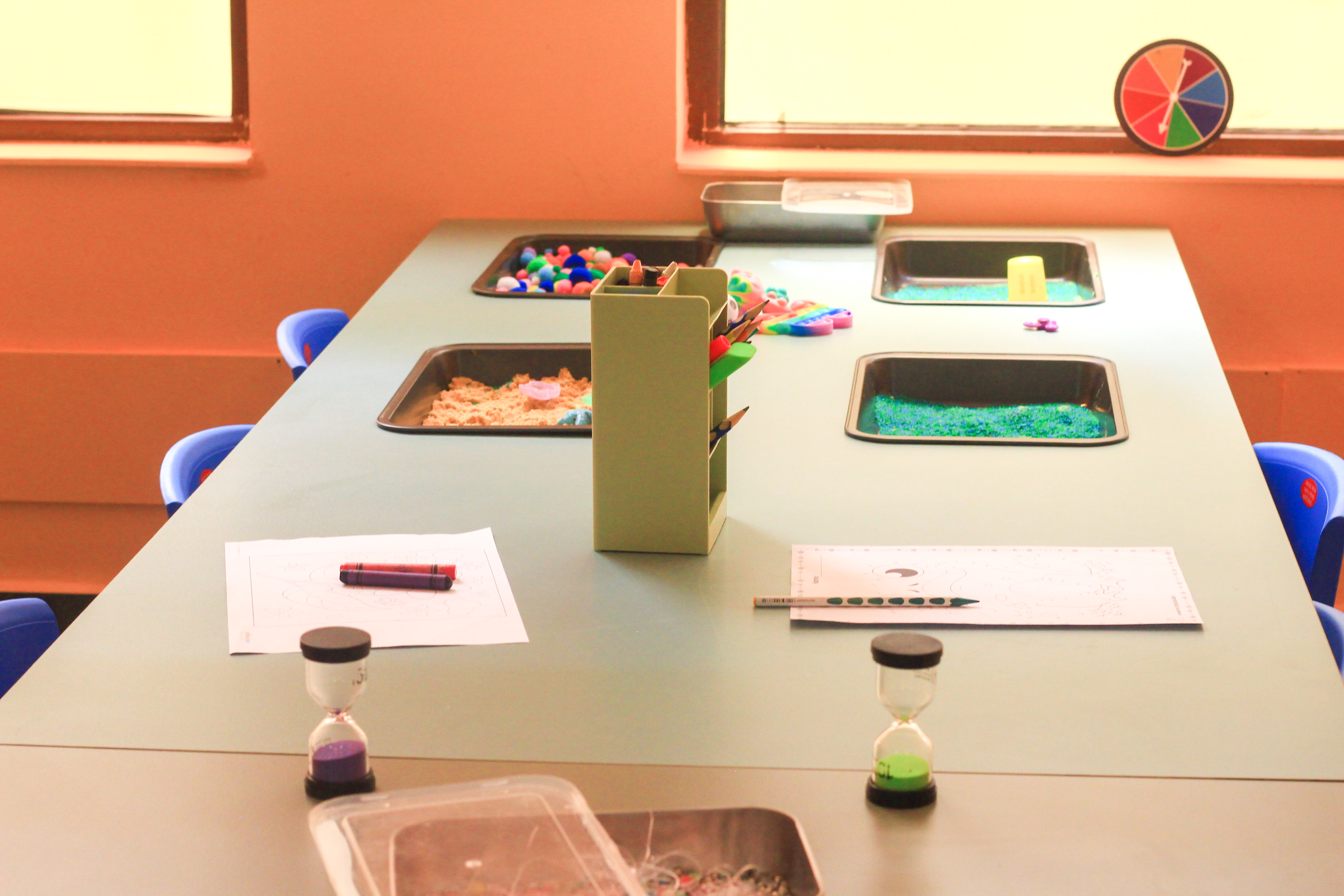 Sensory creative table